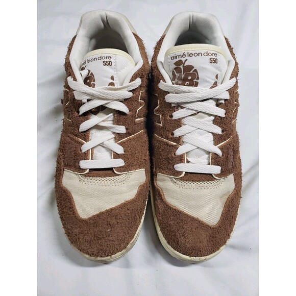New Balance 550 Aime Leon Dore Brown Suede Mens Size 7.5D Shoes BB550DB1 main image 6
